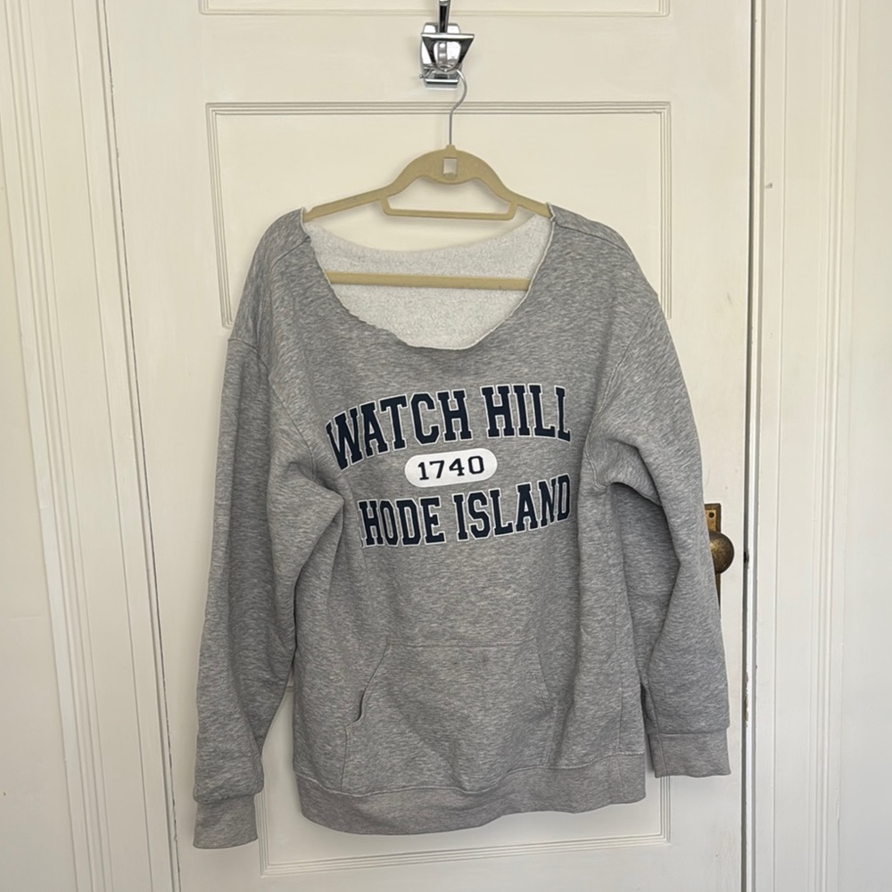 Gray Watch Hill Rhode Island Women's Sweater